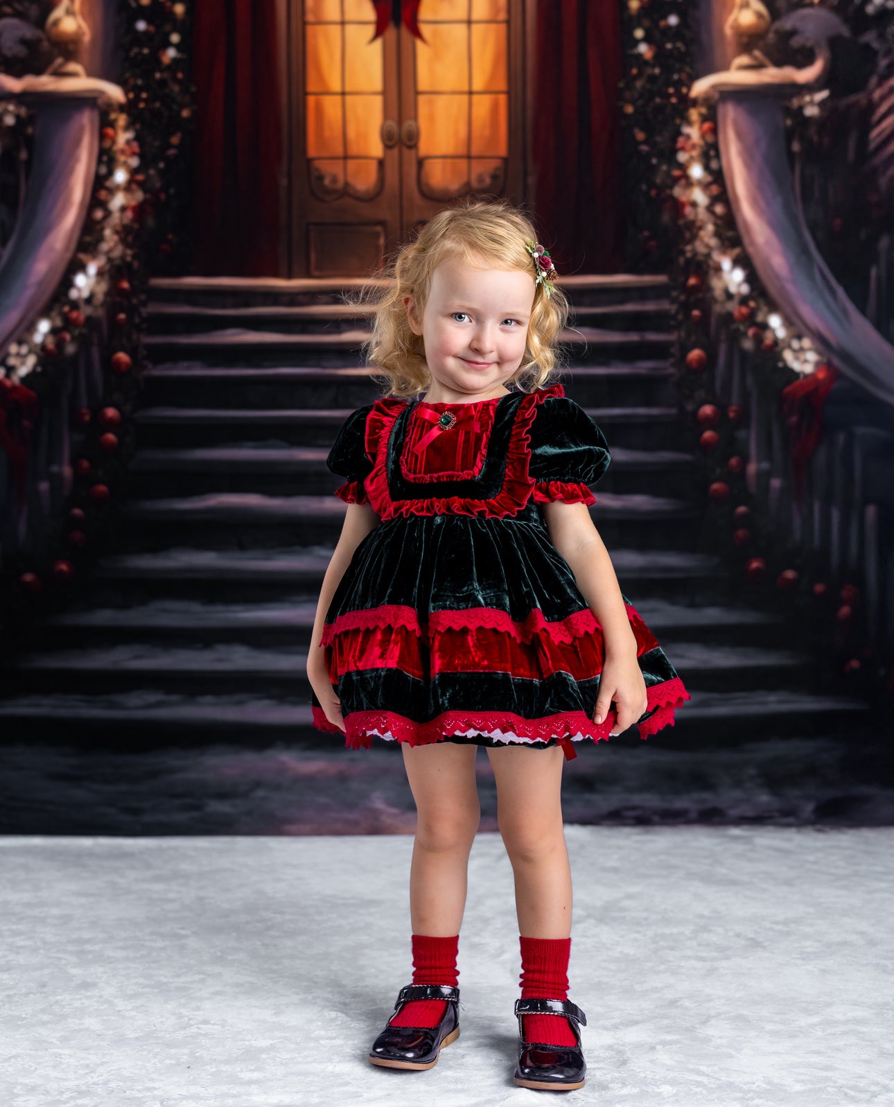 Velvet Noël Dress | Holiday 100% Silk Velvet | Preorder 🎄✨