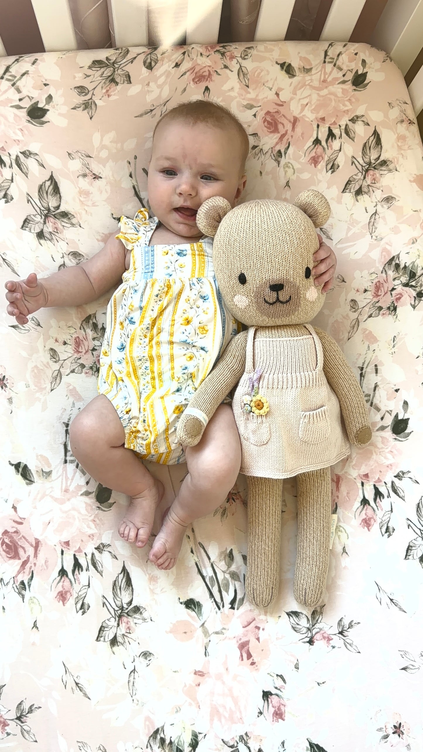 Sunshine & Daisies Girls Bamboo Bubble | Yellow Floral