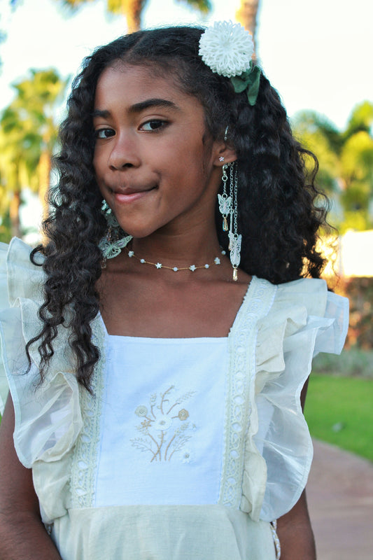 ✨ The Ukrainian Heritage Dress – "Wheat and Flowers" ✨