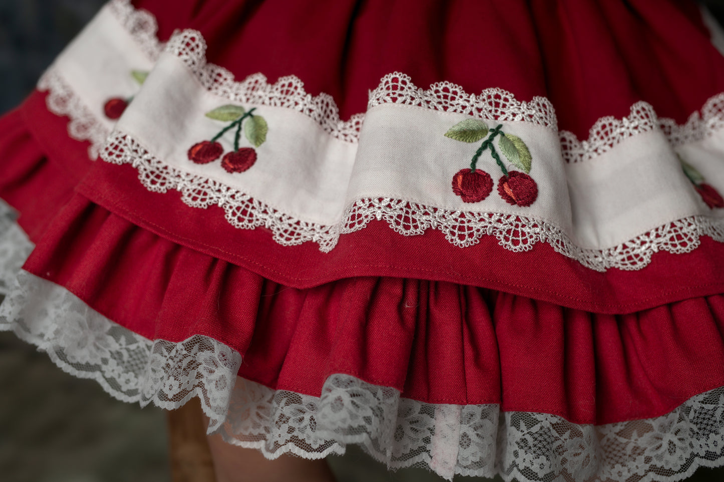 π Sweet Cherry Blossom Dress