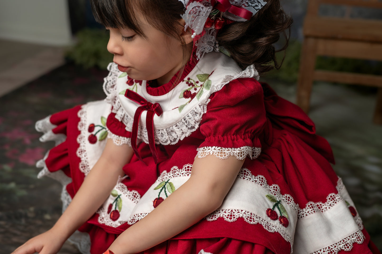 π Sweet Cherry Blossom Dress