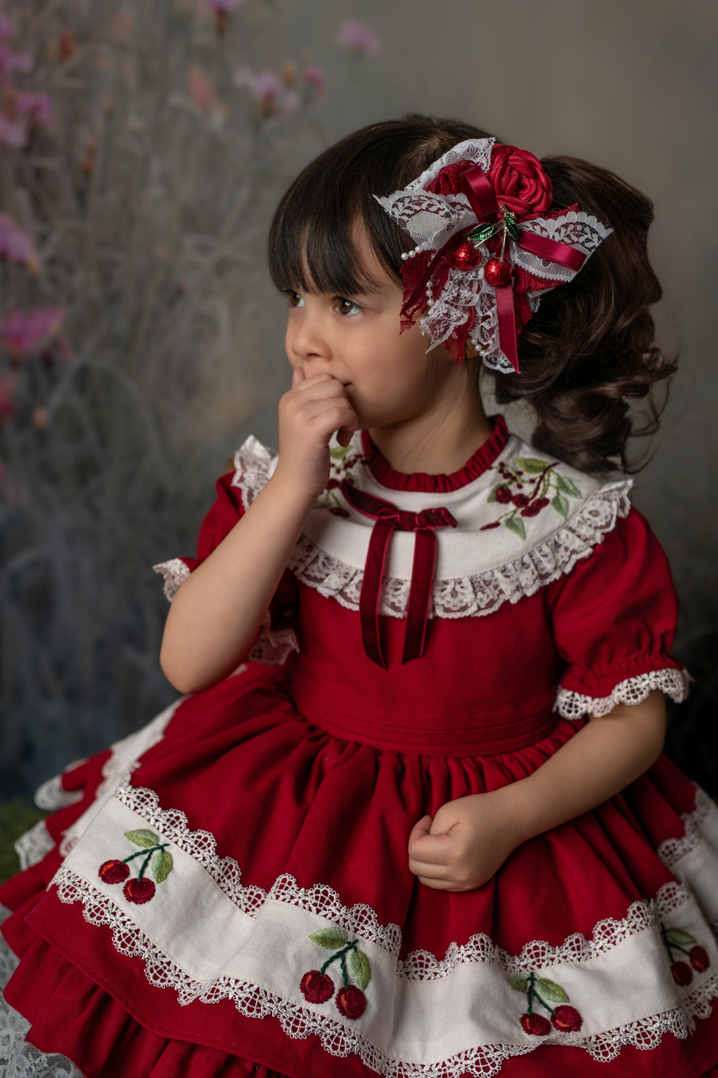 π Sweet Cherry Blossom Dress