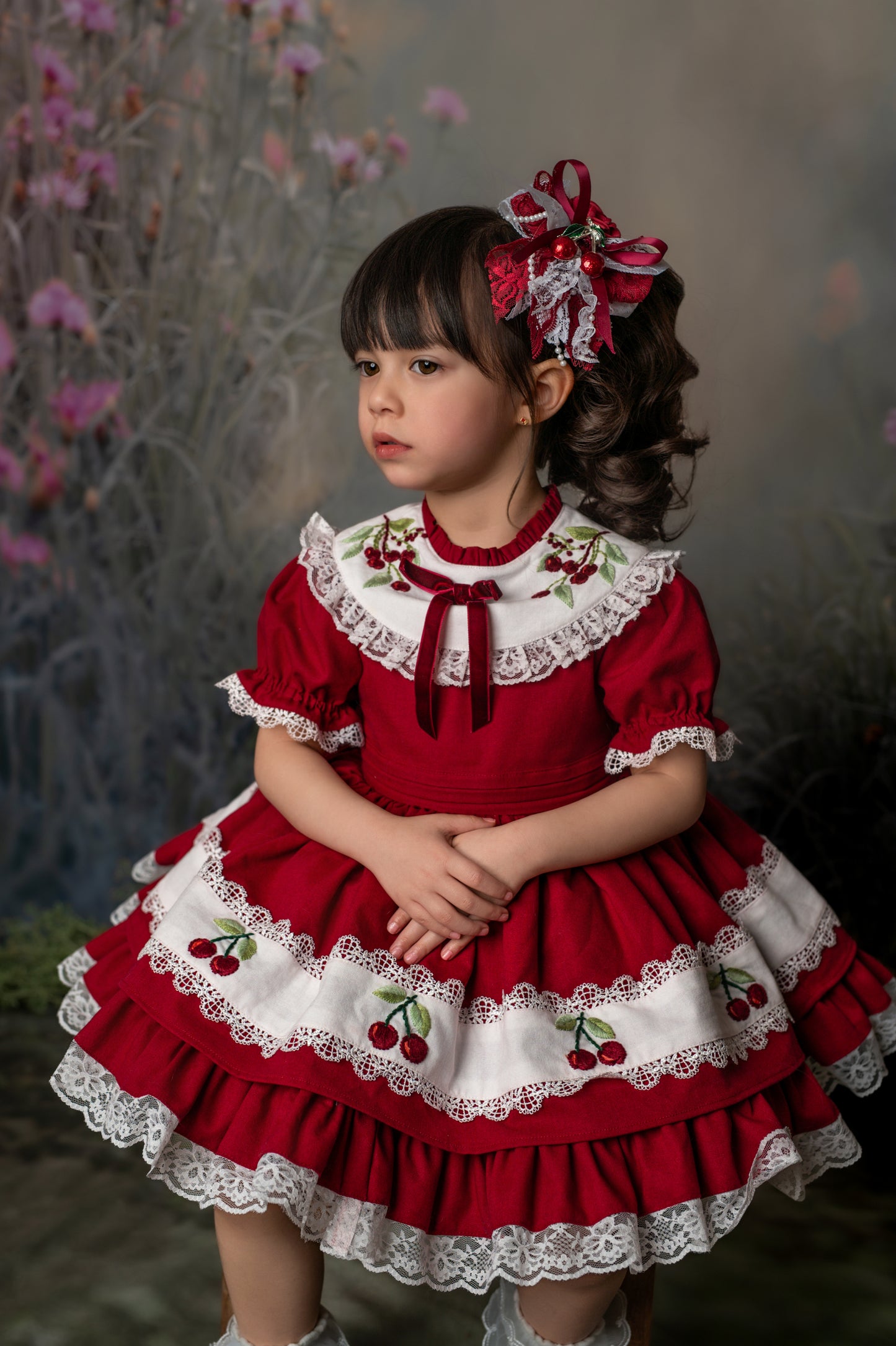π Sweet Cherry Blossom Dress
