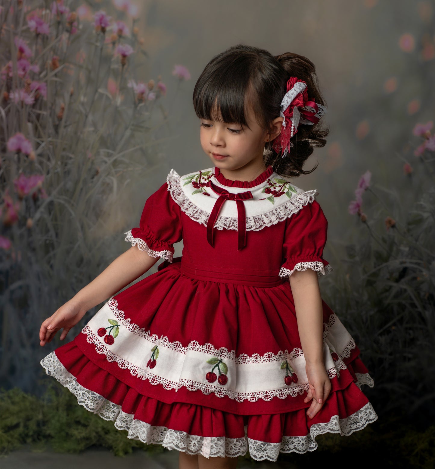 π Sweet Cherry Blossom Dress
