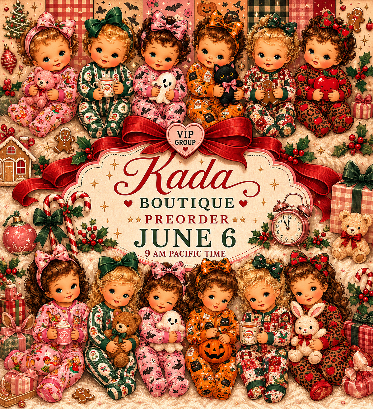 Vintage Holiday Bamboo Collection