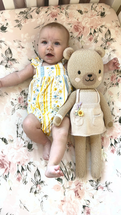 Sunshine & Daisies Girls Bamboo Bubble | Yellow Floral