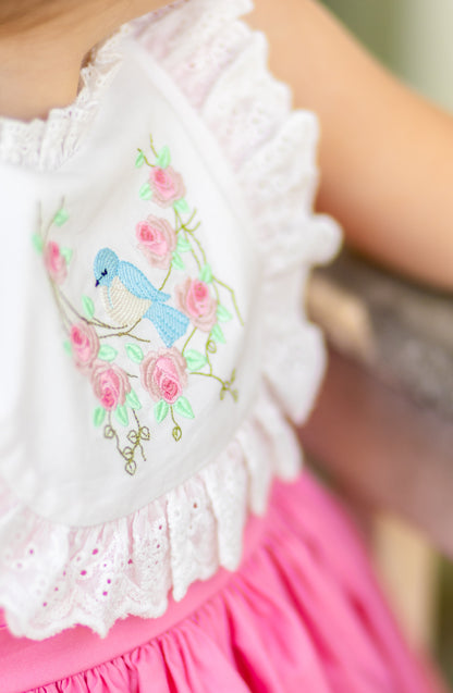 Bella Spring Dreams – Floral Girls Boutique Dress | Luxury Spring & Birthday Special Occasion Dress