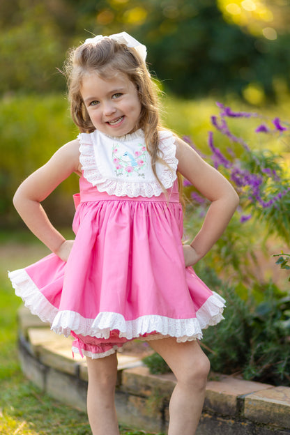 Bella Spring Dreams – Floral Girls Boutique Dress | Luxury Spring & Birthday Special Occasion Dress