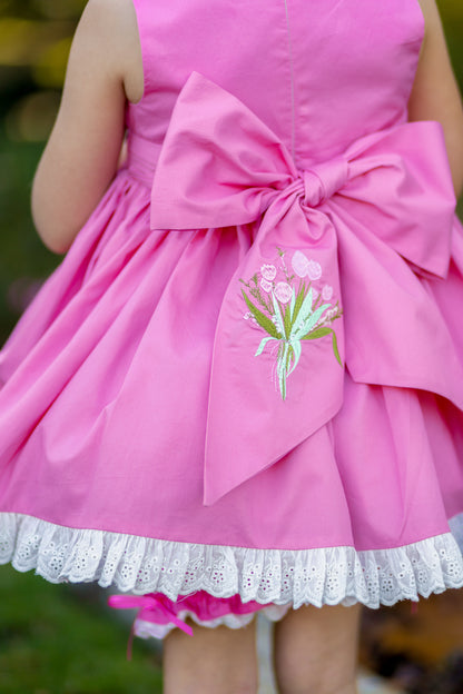 Bella Spring Dreams – Floral Girls Boutique Dress | Luxury Spring & Birthday Special Occasion Dress