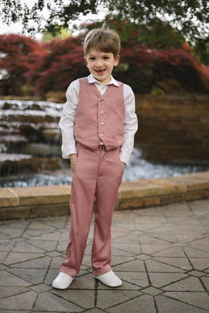 October Blush Boys Set — Ready to Ship 🎩