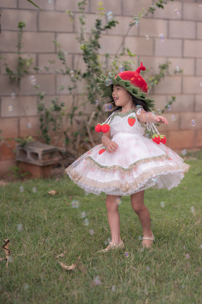 Strawberry Lumière Dress