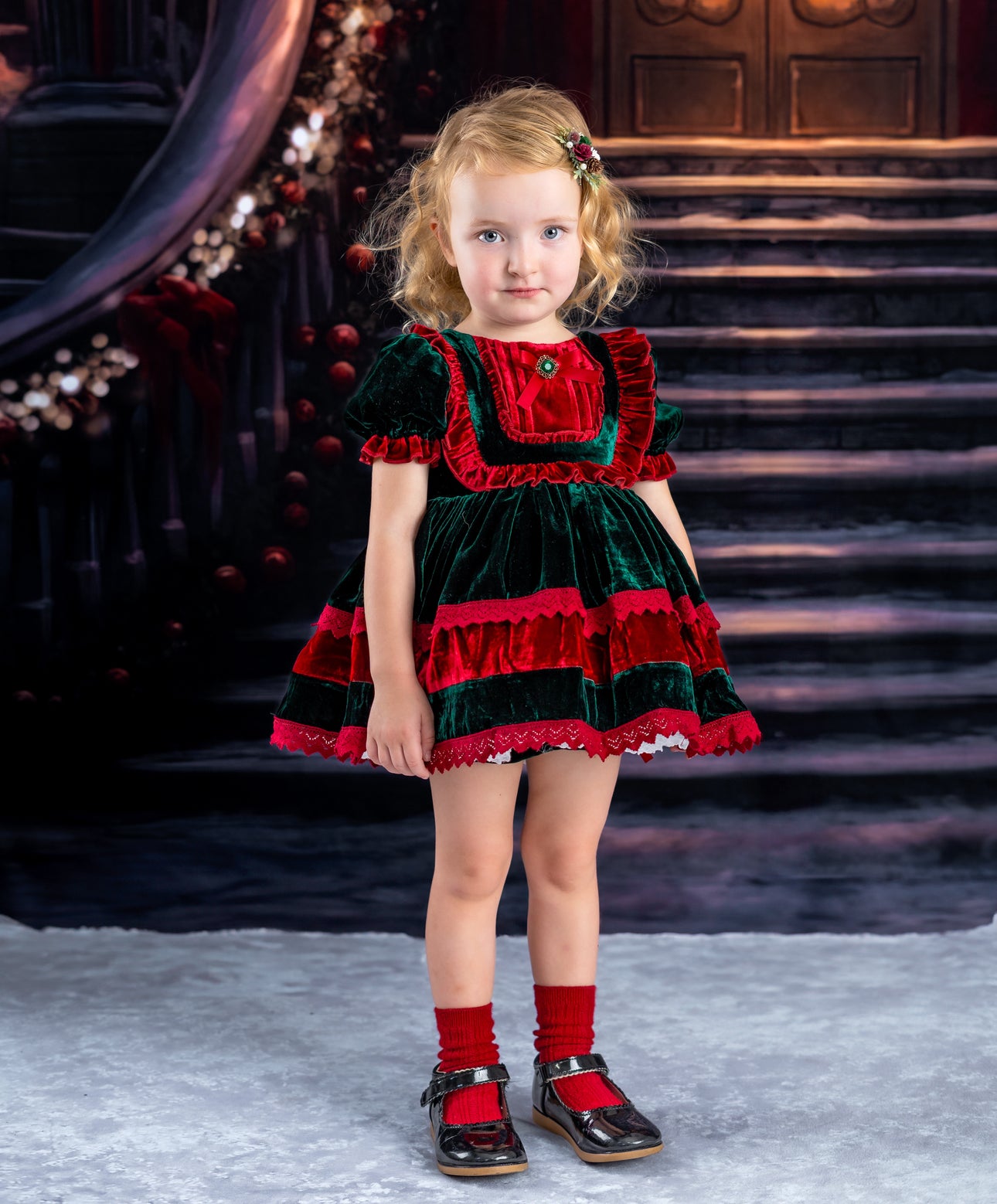 Velvet Noël Dress | Holiday 100% Silk Velvet | Preorder 🎄✨