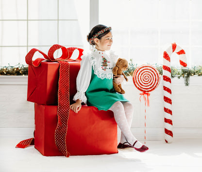 🎄✨ Winter Bear Dress ❄️🐻‍❄️ RTS