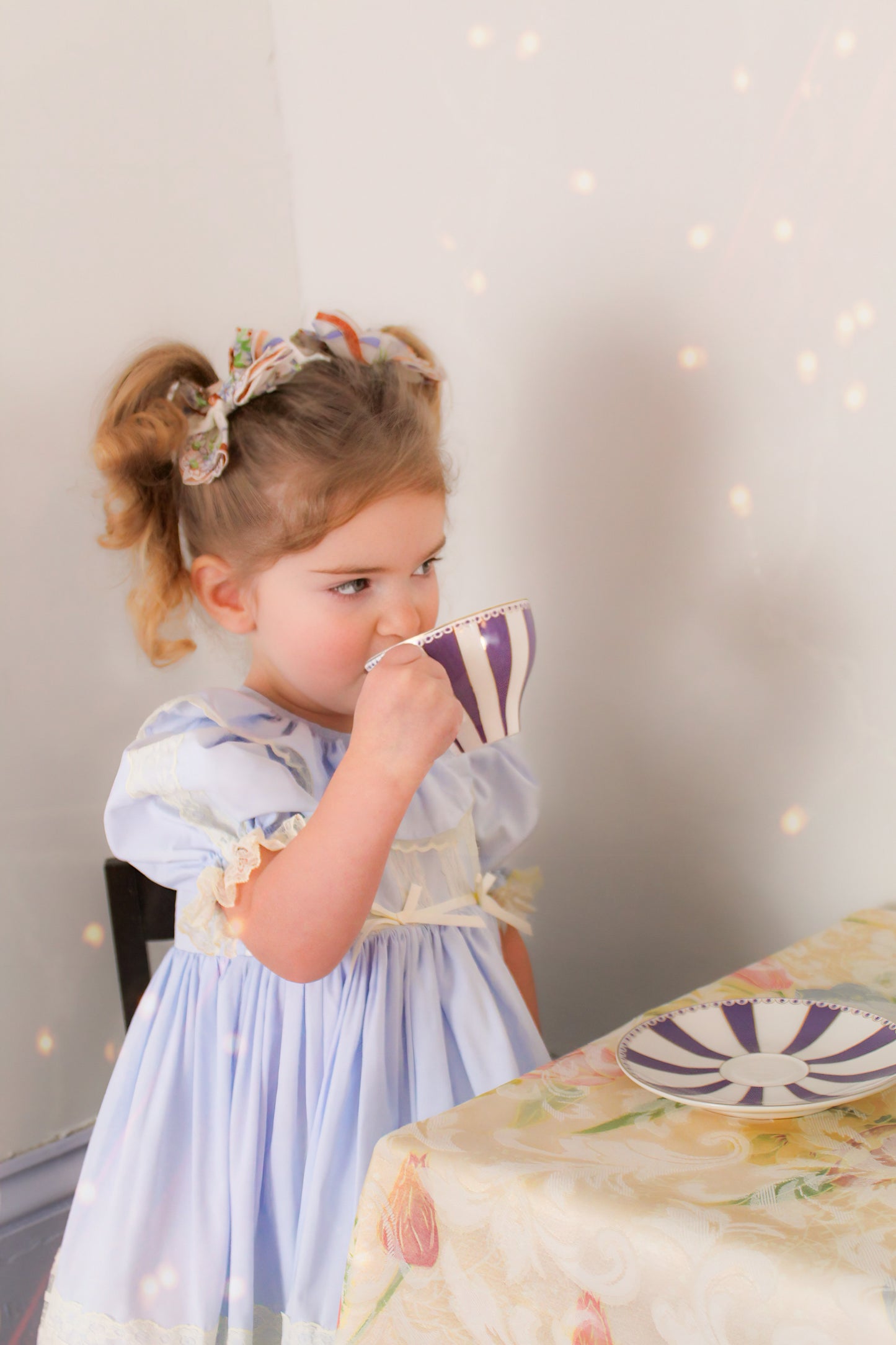 Celestine Heirloom Dress – Vintage Inspired Lace Boutique Girls Dress | Viscose Long Silhouette Heirloom Style