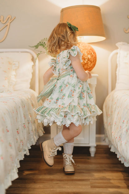 Sage Garden Dress READY TO SHIP