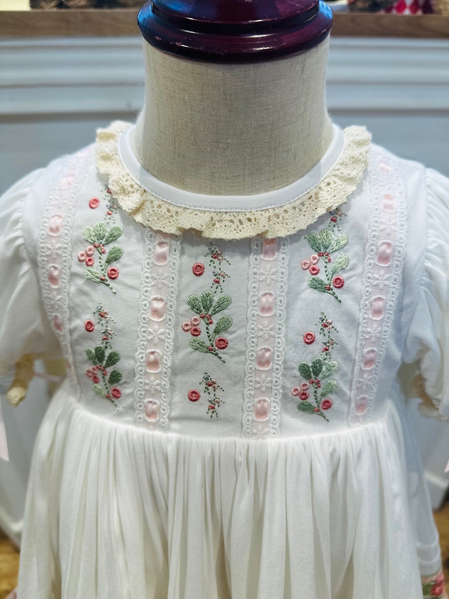 The Handmade Embroidered Rosebud Meadow Dress  ❖ Curated by Kada [Licensed Collection]