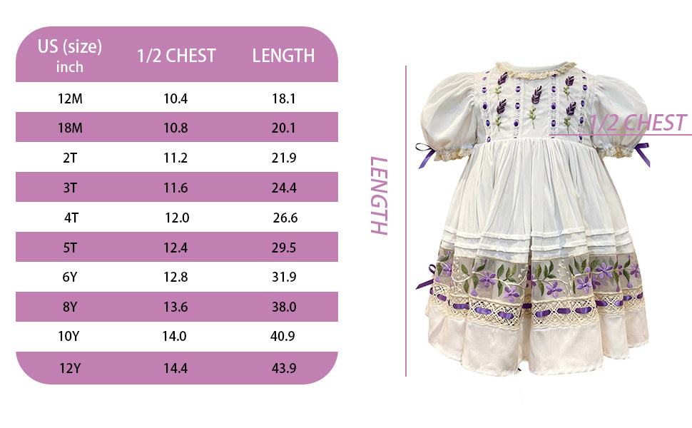 Lavender Bloom Dress – Handmade Embroidery❖ Curated by Kada [Licensed Collection]