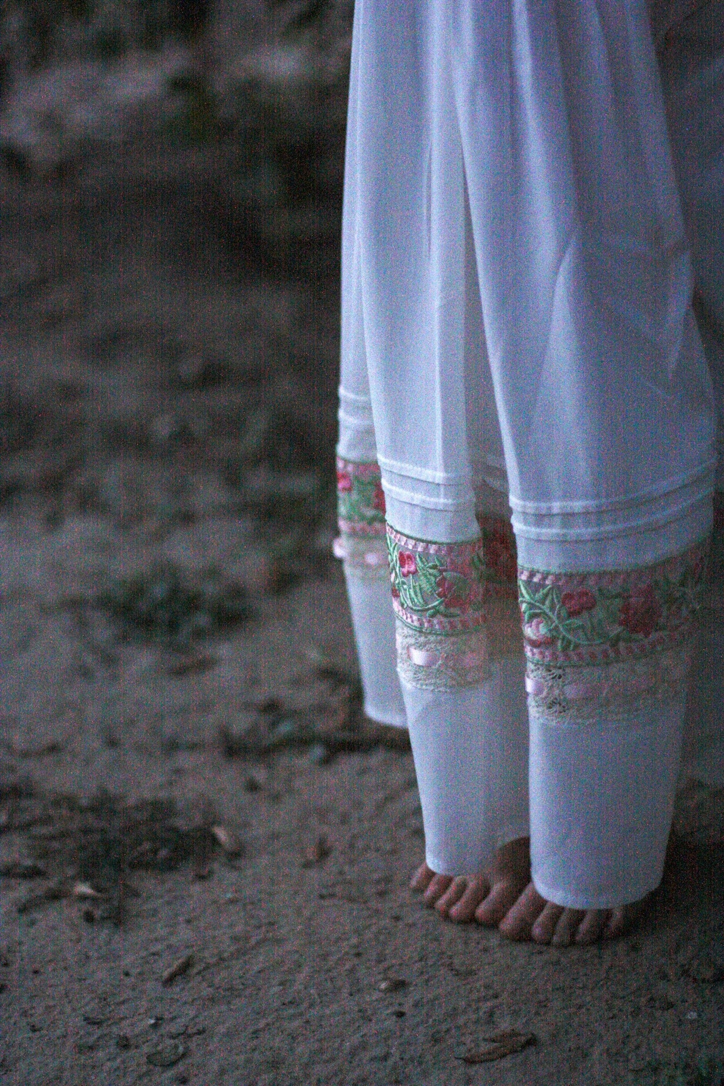The Handmade Embroidered Rosebud Meadow Dress  ❖ Curated by Kada [Licensed Collection]