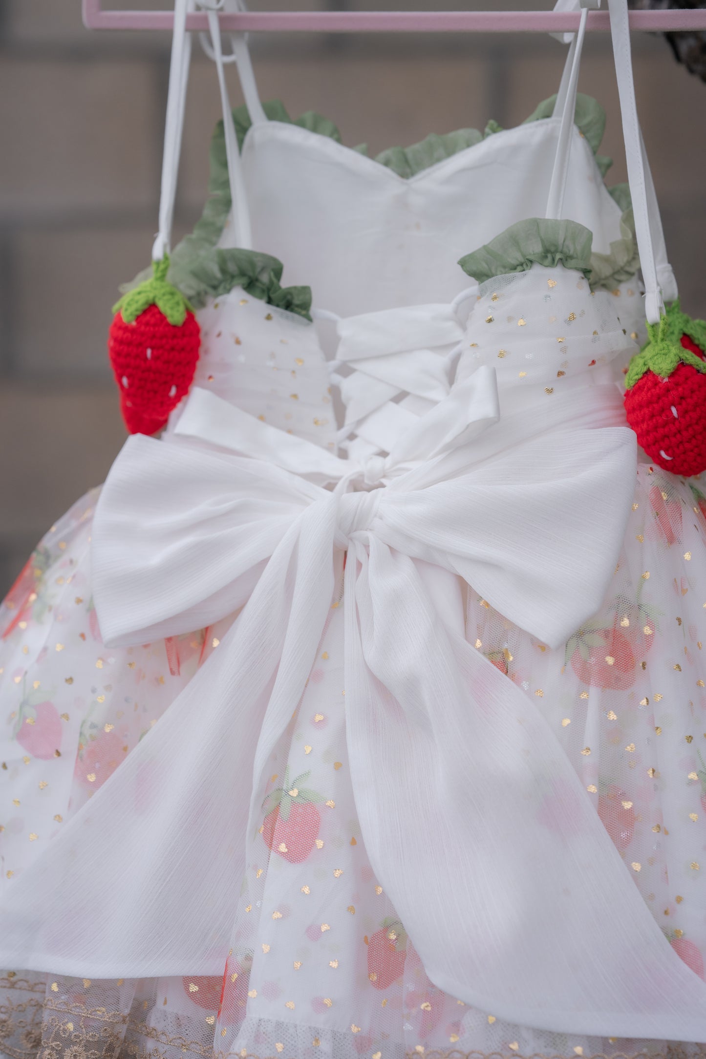 Strawberry Lumière Dress
