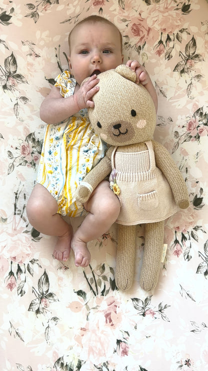 Sunshine & Daisies Girls Bamboo Bubble | Yellow Floral