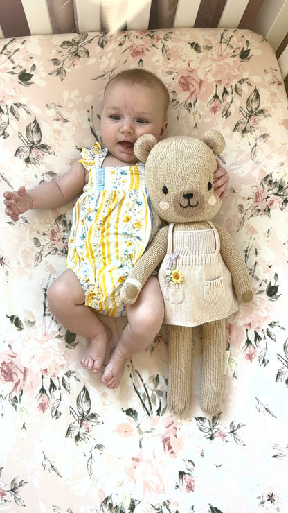 Sunshine & Daisies Girls Bamboo Bubble | Yellow Floral