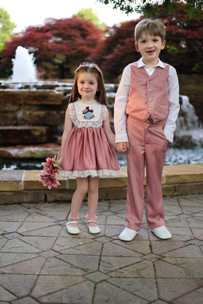 October Blush Boys Set — Ready to Ship 🎩