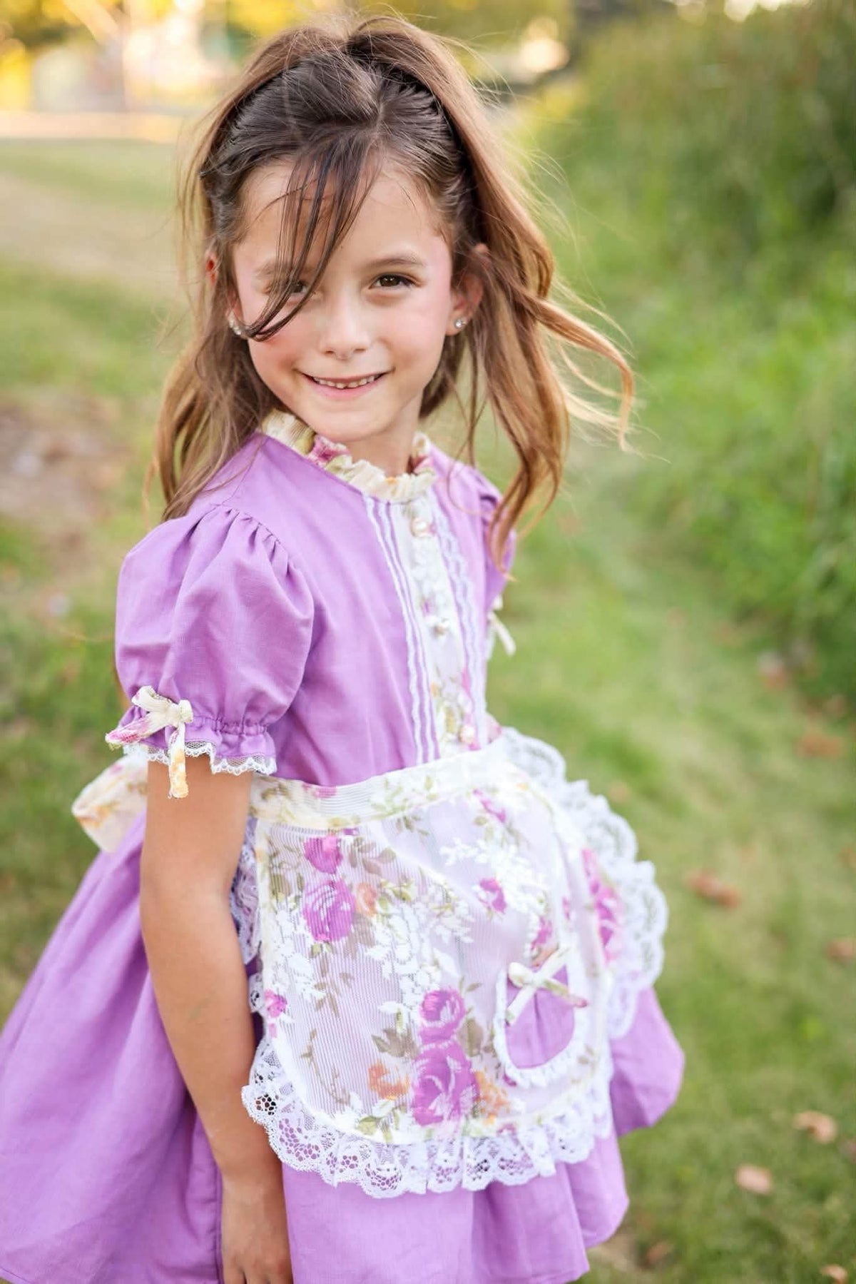 Violet Cottage Girls Dress Set - Ready to Ship