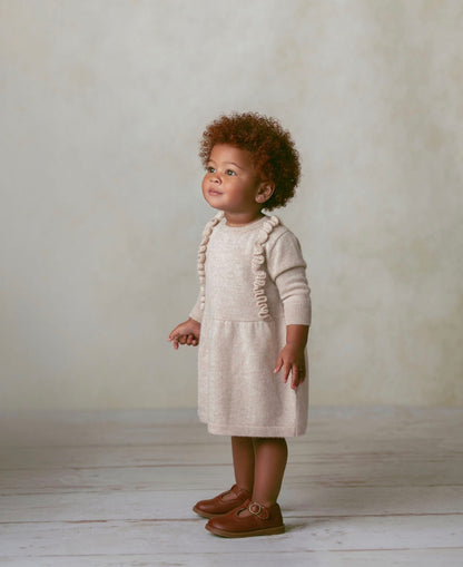 Little Cashmere Heiress Dress — Beige