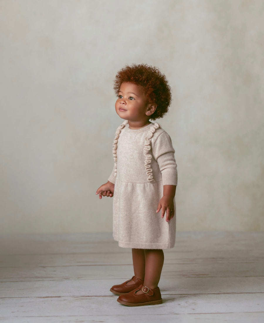 Little Cashmere Heiress Dress — Beige