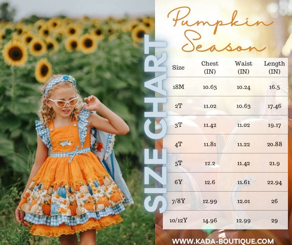 Pumpkin Season at Willow Manor | Girls Heirloom Fall Dress Set | Grand Millennial Twirl Dress