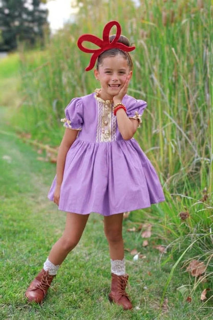 Violet Cottage Girls Dress Set - Ready to Ship