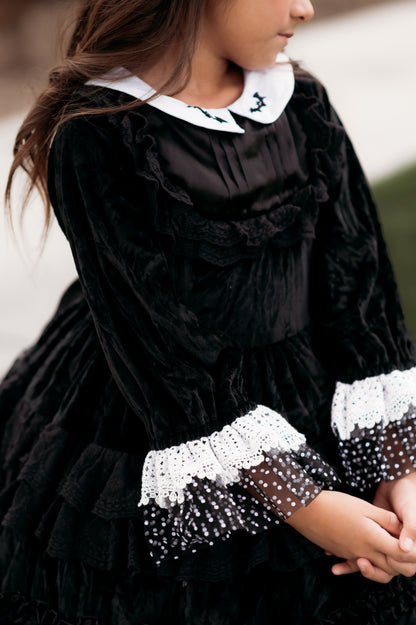 Victoria Velvet Dress – Luxury Velvet Boutique Girls Dress | Heirloom Style Special Occasion Dress