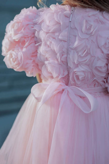 Sugar Rose | Girls Couture Tulle Dress