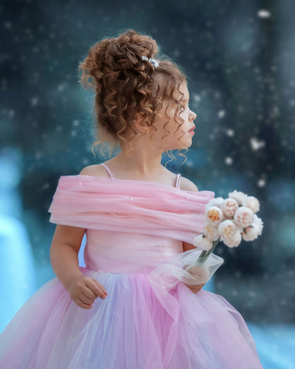 Once Upon a Pastel | Girls Couture Tulle Dress