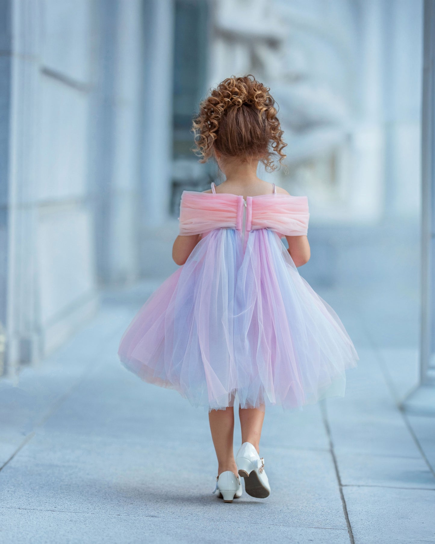 Once Upon a Pastel | Girls Couture Tulle Dress