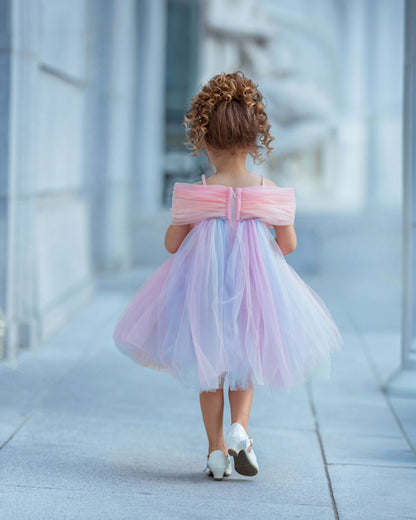 Once Upon a Pastel | Girls Couture Tulle Dress