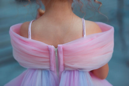 Once Upon a Pastel | Girls Couture Tulle Dress