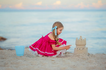 Flamingo Bloom Petti Dress