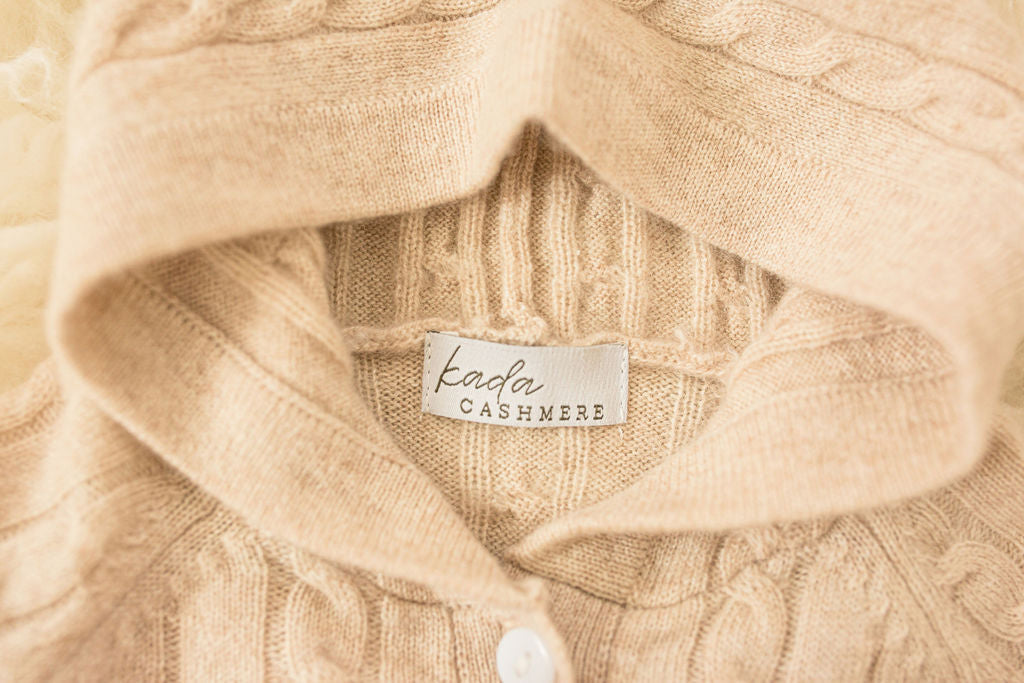 Cashmere Baby Bear Onesie — Hooded Romper with Bear Ears