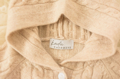 Cashmere Baby Bear Onesie — Hooded Romper with Bear Ears