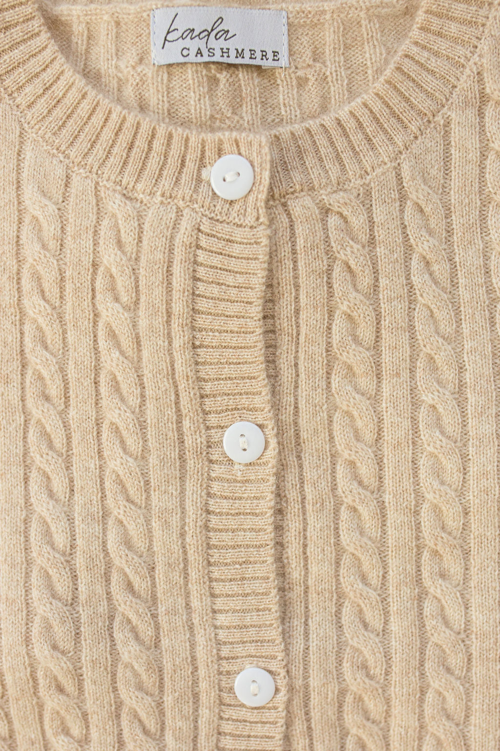 Cashmere Cable Knit Cardigan for Baby & Kids
