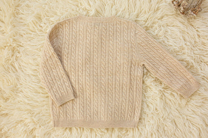 Cashmere Cable Knit Cardigan for Baby & Kids
