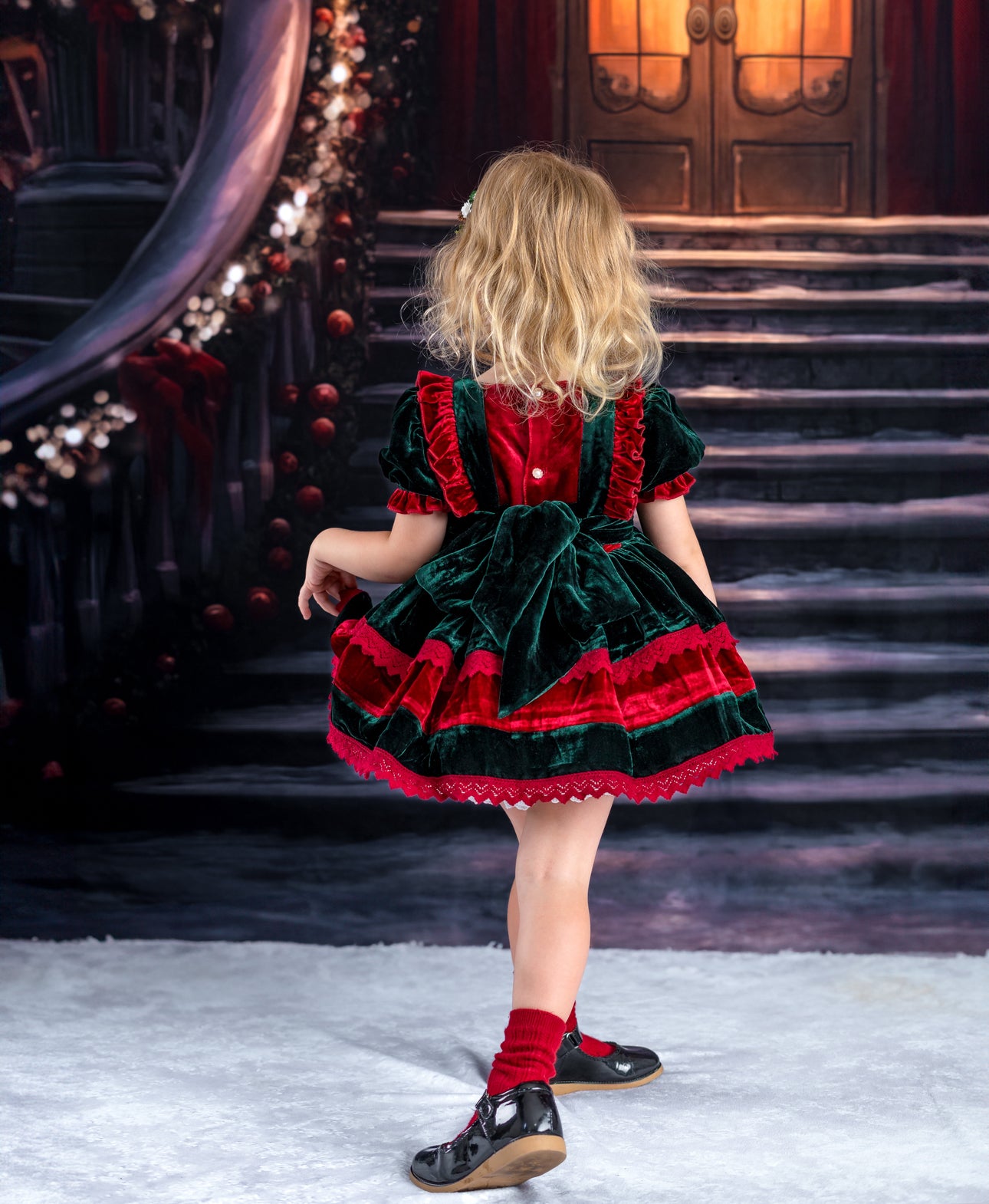 Velvet Noël Dress | Holiday 100% Silk Velvet | Preorder 🎄✨