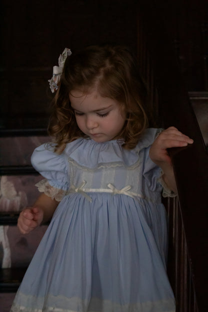 Celestine Heirloom Dress – Vintage Inspired Lace Boutique Girls Dress | Viscose Long Silhouette Heirloom Style