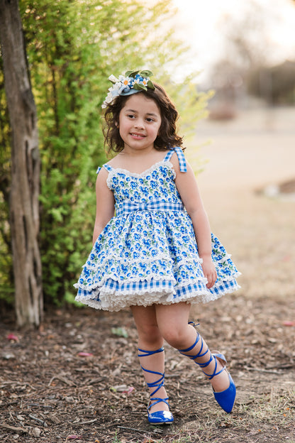 Blueberry Picnic Dress