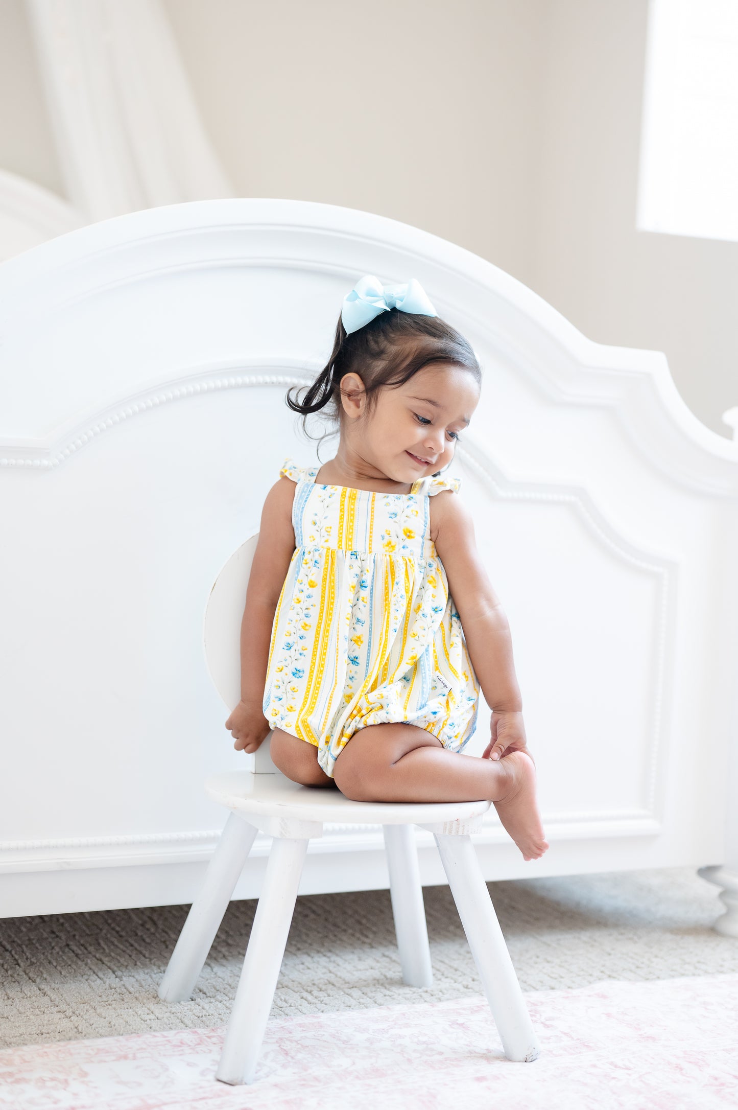Sunshine & Daisies Girls Bamboo Bubble | Yellow Floral