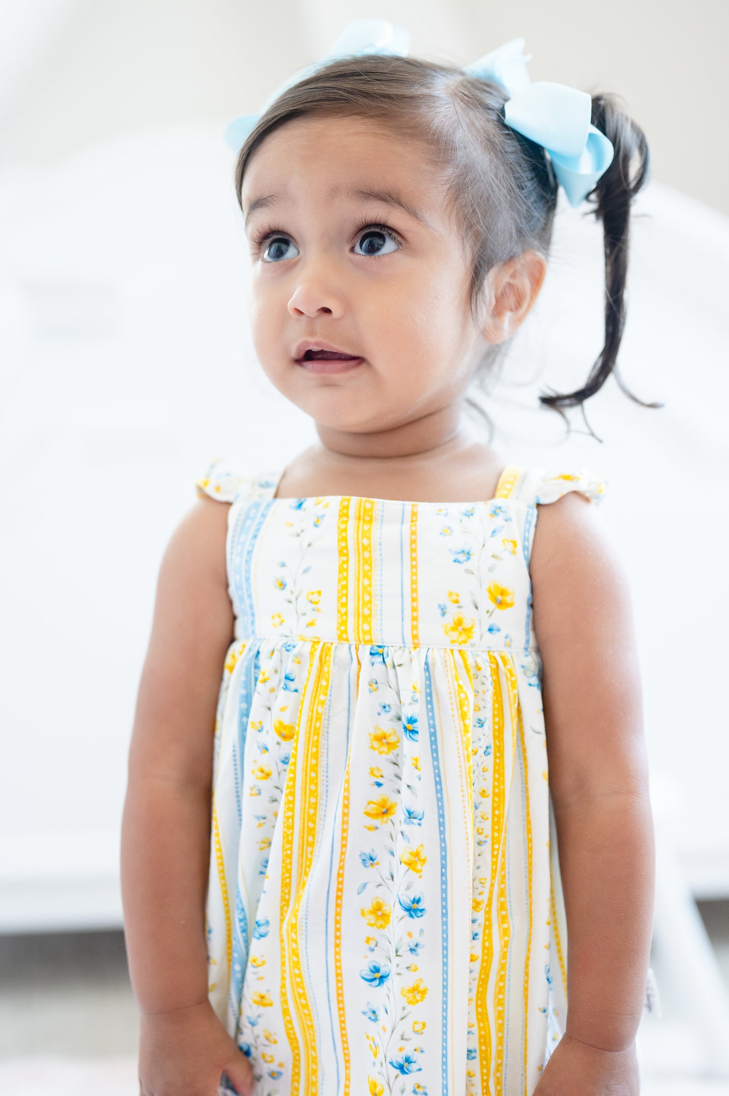 Sunshine & Daisies Girls Bamboo Bubble | Yellow Floral