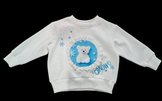 ❄️ Polar Bear Sweater & Tutu Set – Fast Preorder ❄️