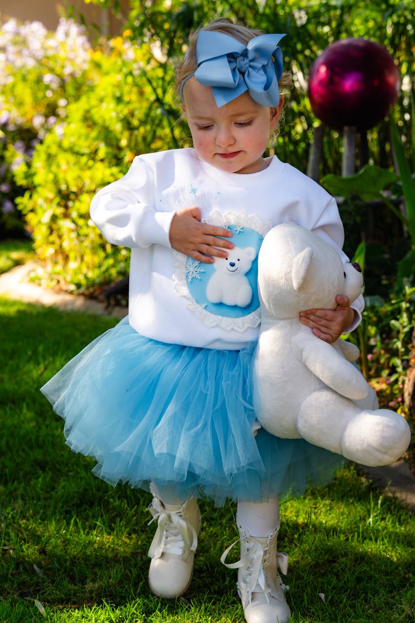 ❄️ Polar Bear Sweater & Tutu Set – Fast Preorder ❄️